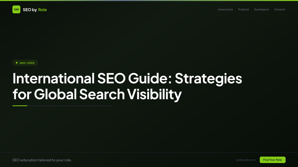 : International SEO Guide: Strategies for Global Search Visibility