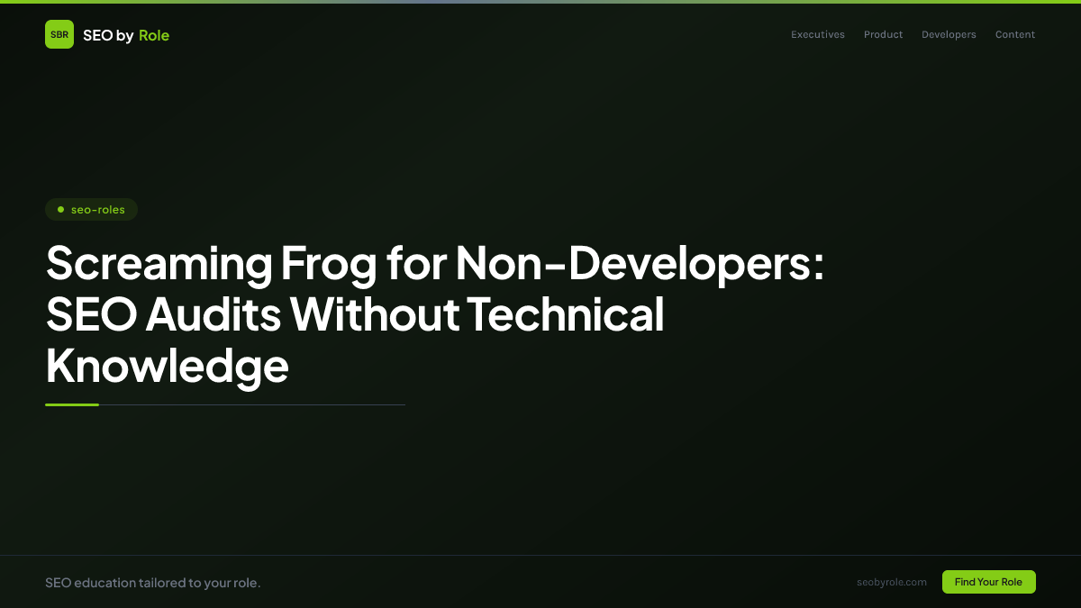 : Screaming Frog for Non-Developers: SEO Audits Without Technical Knowledge